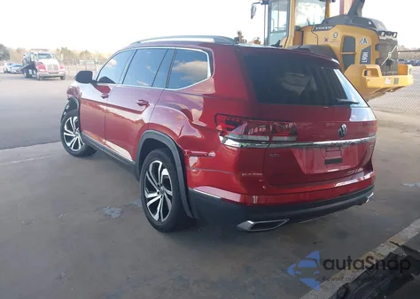 2021 Volkswagen Atlas 2.0T Sel Premium from USA, damaged, VIN 1V2TP2CA4MC587427